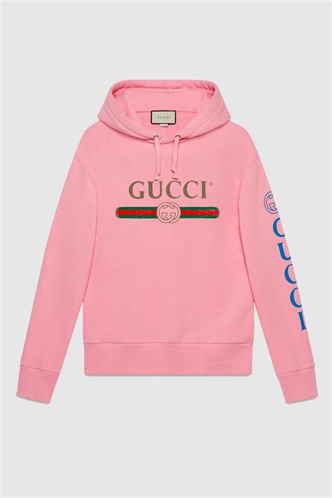 gucci pink hooddie|farfetch Gucci sweatshirt.